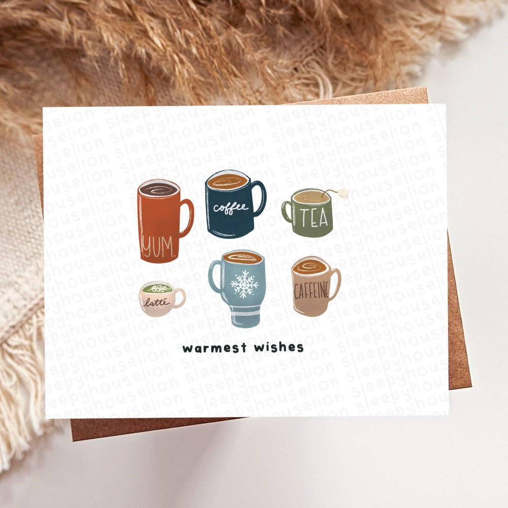 COZY MUGS GREETING CARD