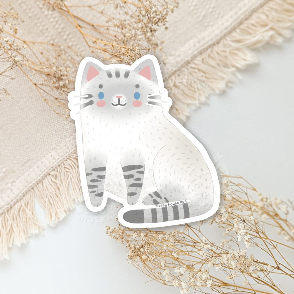 lynx point siamese cat vinyl sticker