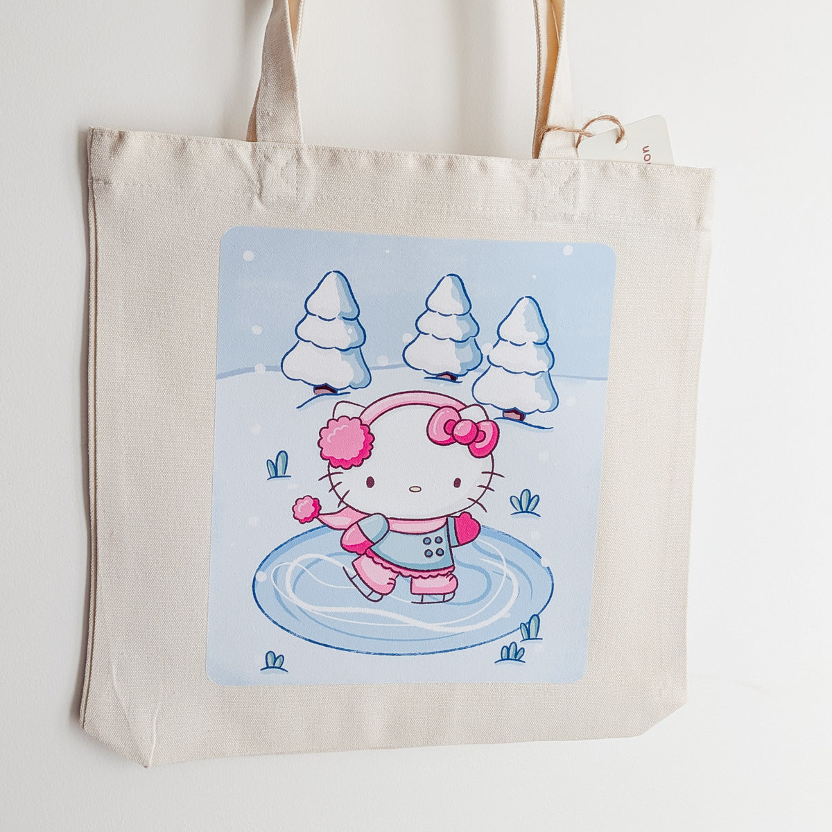 HK Skating Cotton Canvas Totebag - Sleepy House Lion