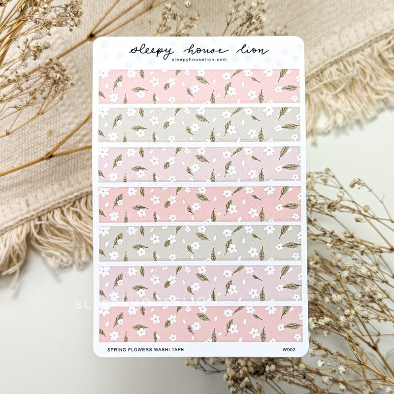 Spring Washi Tape Sticker