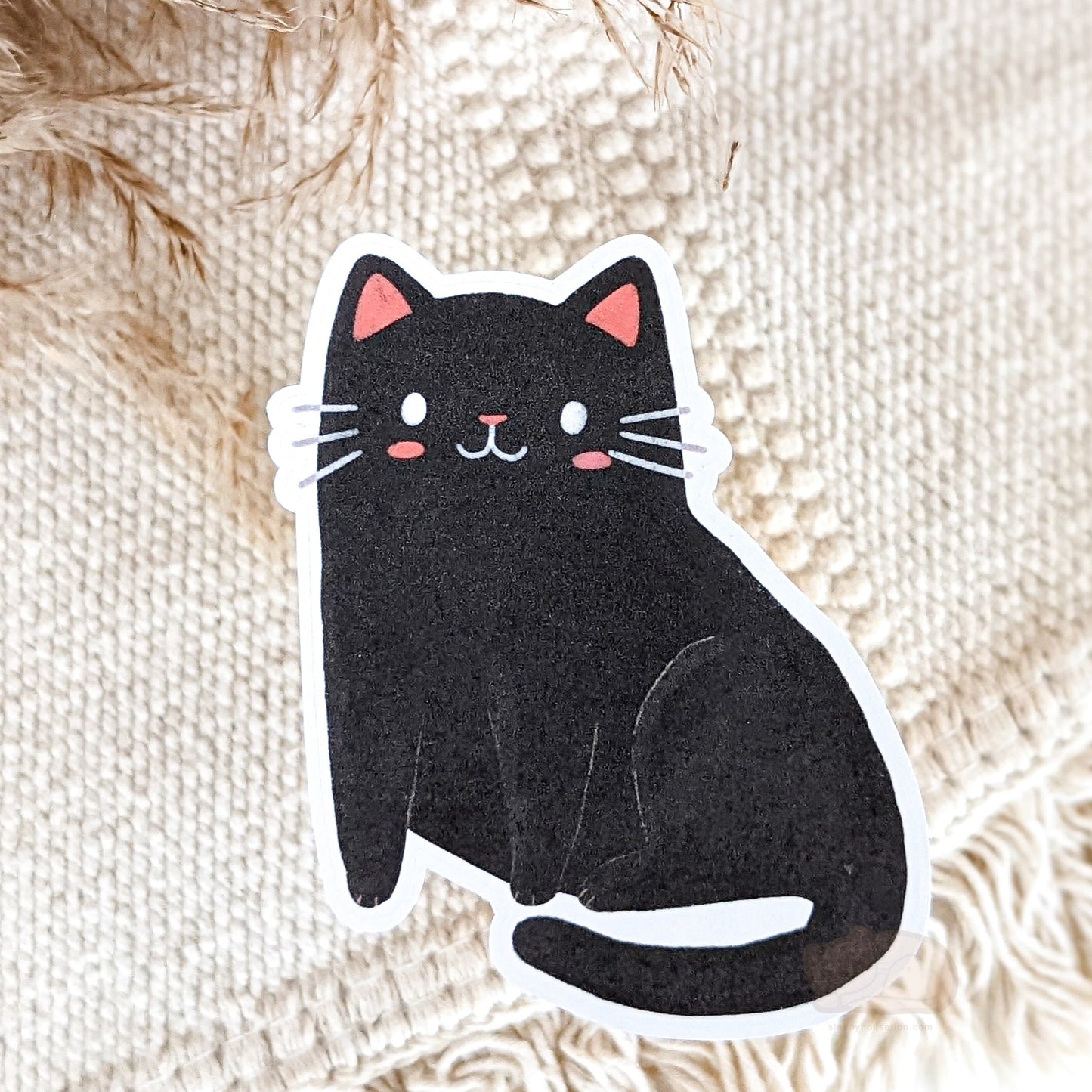 COZY KITTY DIE CUT STICKERS