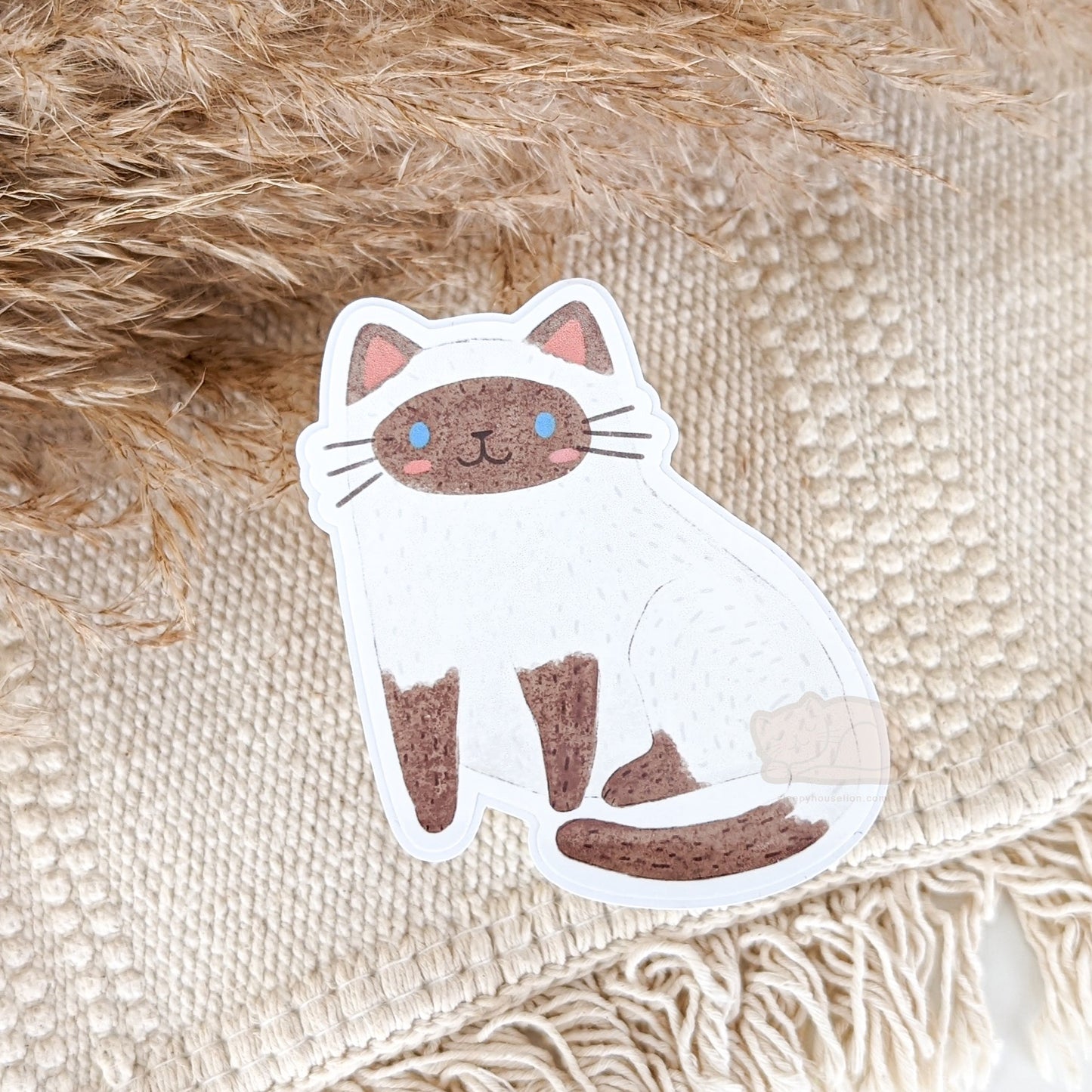 COZY KITTY DIE CUT STICKERS