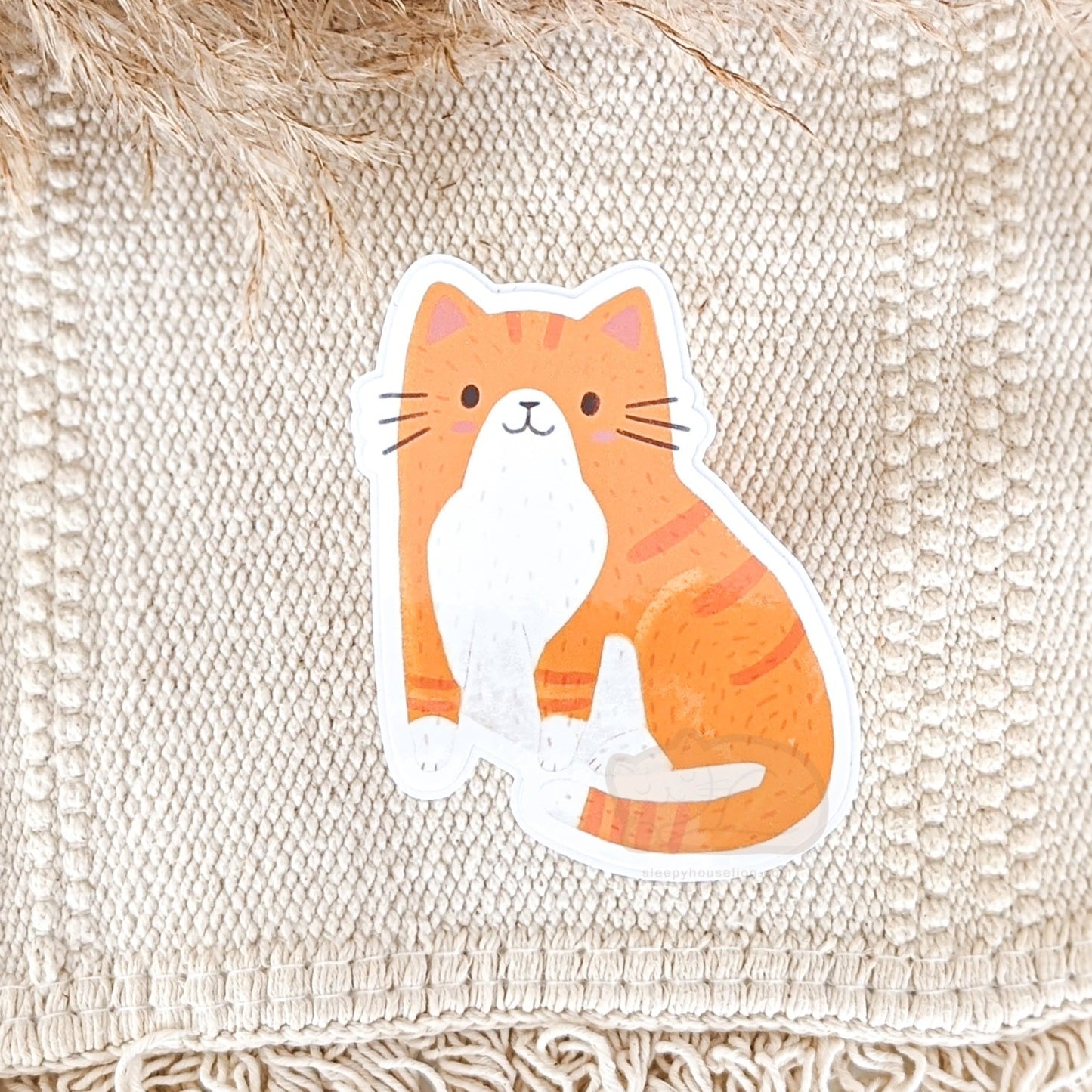 COZY KITTY DIE CUT STICKERS