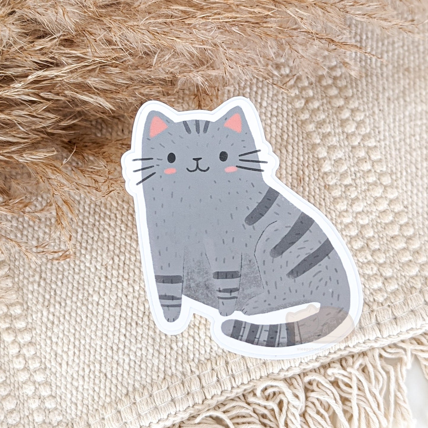 COZY KITTY DIE CUT STICKERS