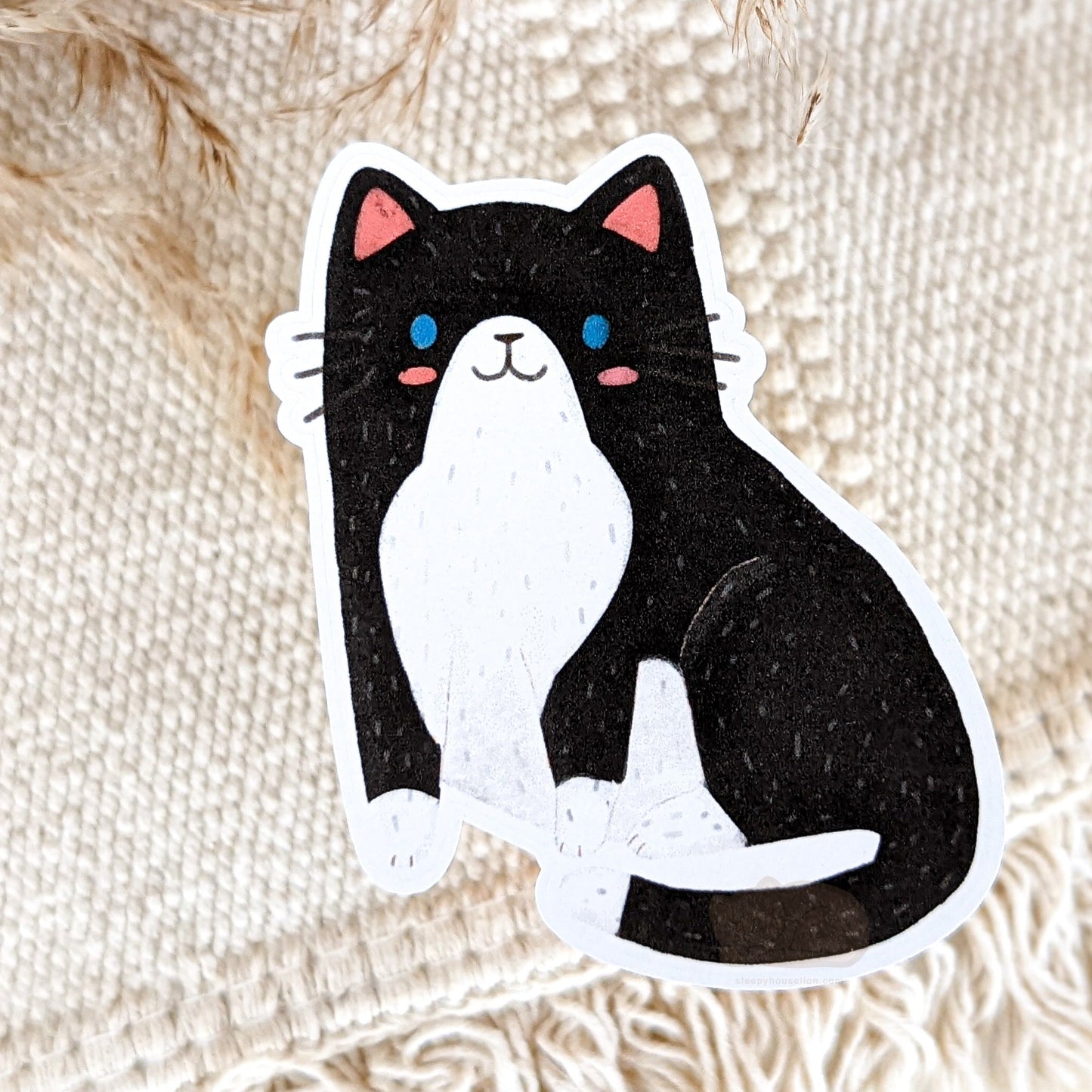 COZY KITTY DIE CUT STICKERS
