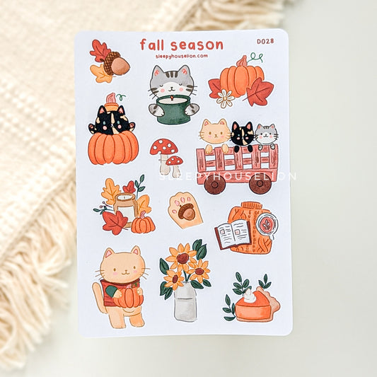 FALL SEASON STICKER SHEET