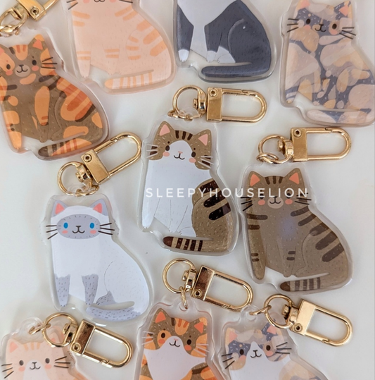 COZY KITTY KEYCHAINS (VOL 3)