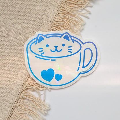 Cat-puccino Suncatcher (Manufactured)
