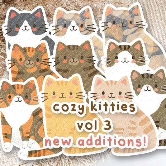 cat mockups for stickers (volume 3)