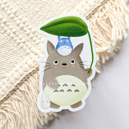 forest bunny spirit vinyl sticker