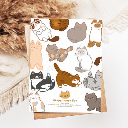 Friendly Cats General Greeting Card