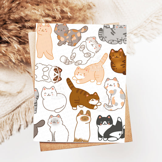 Friendly Cats General Greeting Card