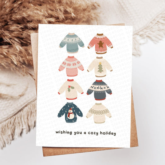 WISHING YOU A COZY HOLIDAY GREETING CARD