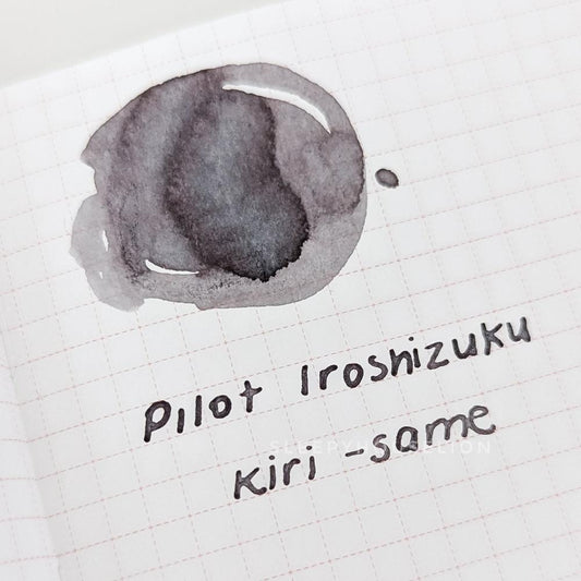 pilot iroshizuku kiri-same swatch