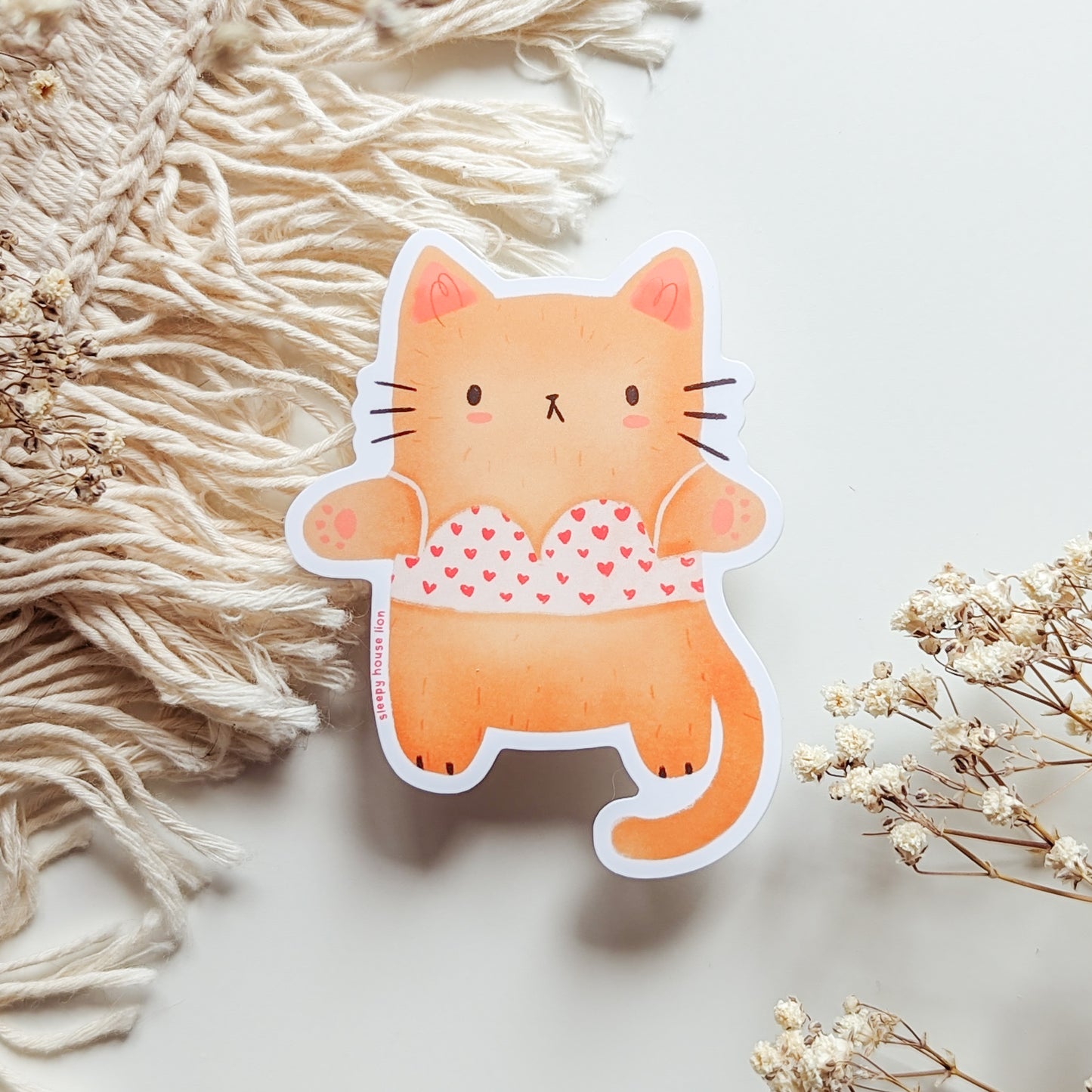 BIKINI KITTY DIE CUT STICKER