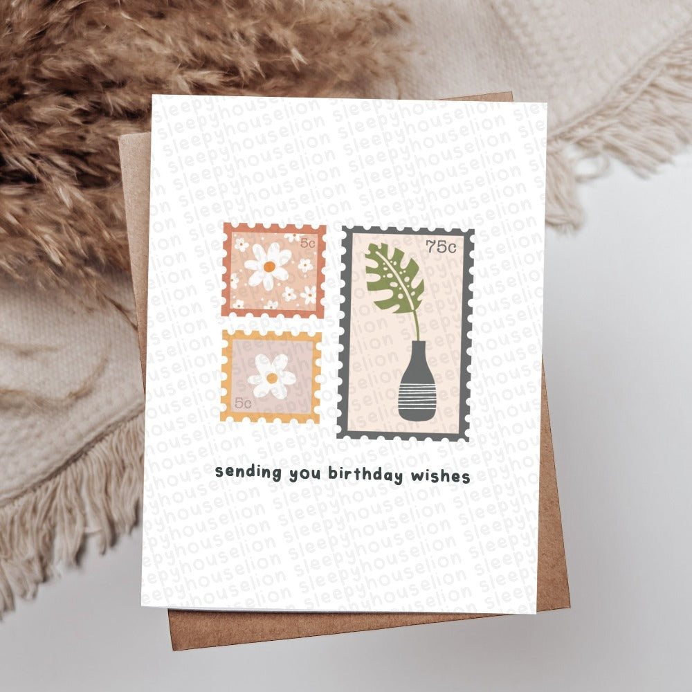 SENDING YOU BIRTHDAY WISHES GREETING CARD