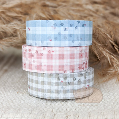 PAWS AND PLAID WASHI TAPE